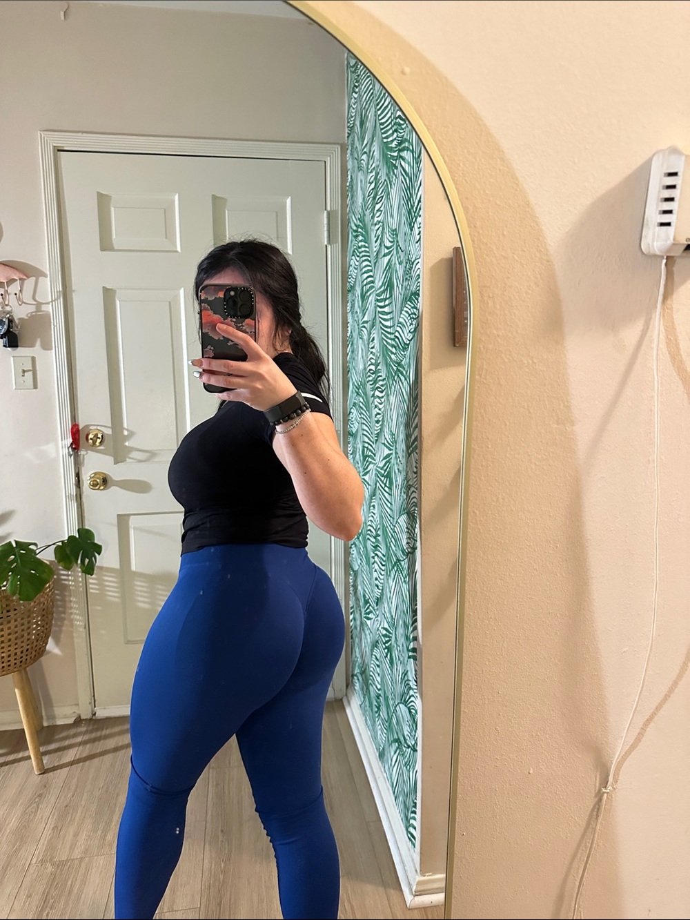 High-Waist Royal Blue Leggings